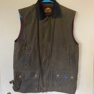 Outback oilskin work vest